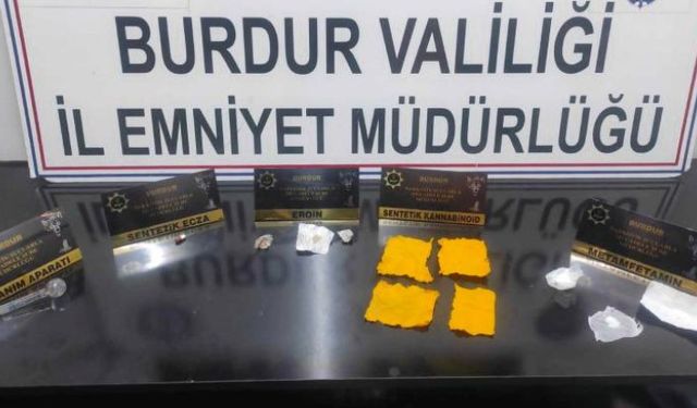 Burdur'da uyuşturucu operasyonu: 5 şüpheli tutuklandı