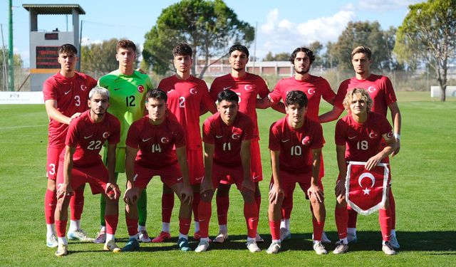 U19 Milli Futbol Takımı, İsviçre'ye 3-1 mağlup oldu