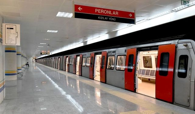 Ankara metrosunda intihar: Bir kadın kendini raylara attı
