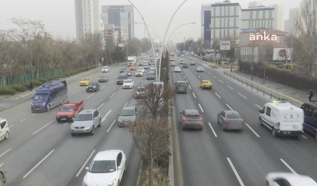 Yarıyıl tatilinin ilk haftasında Ankara'da trafik yoğunluğu azaldı