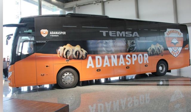 Adanaspor kulüp otobüsü haczedildi