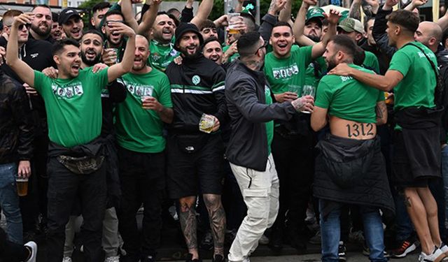 UEFA Konferans Ligi final maçı öncesi taraftarlar arasında gerginlik
