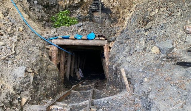 Ruhsatsız işletilen beş maden ocağı kapatıldı