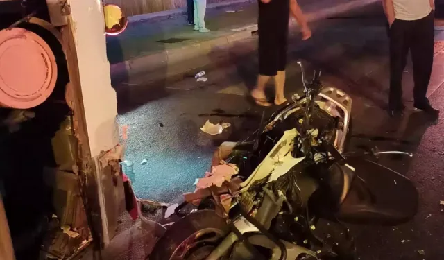 Alanya'da trafik kazası: Motosiklet sürücüsü hayatını kaybetti