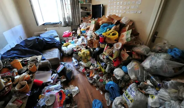 Aydın’daki bir evden çıkanlar: 4 kamyon çöp, 12 kedi ve 3 kaplumbağa