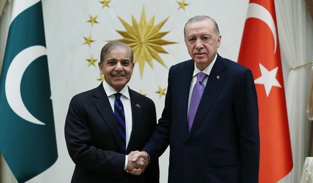 Cumhurbaşkanı Erdoğan, Şahbaz Şerif ile görüştü