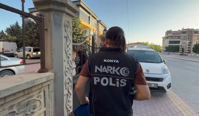 Konya'da narkotik operasyonu; 47 tutuklama