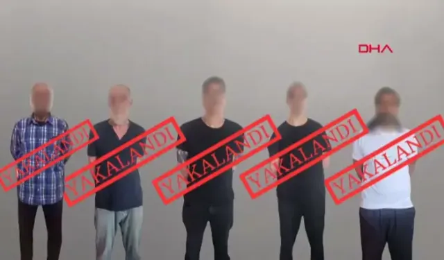 Kırmızı Bültenle aranan 5 kişi Gürcistan'da yakalanarak Türkiye'ye getirildi