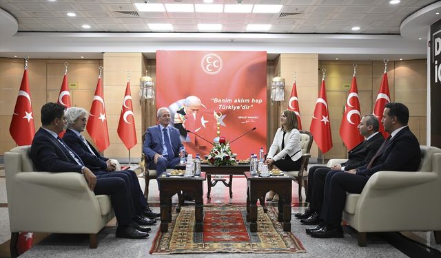 MHP’den DSP’ye bayram ziyareti