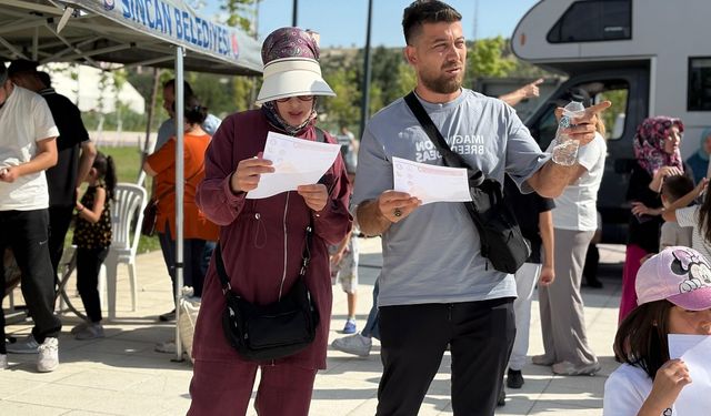 Sincan’da ailelere özel oryantiring yarışı düzenlendi  Sincan Belediyesi, Babalar Günü kapsamında Sincan Park’ta 30 aile