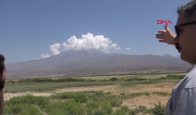Ağrı Dağı buzulsuz kalabilir; Takke Buzulu eriyor