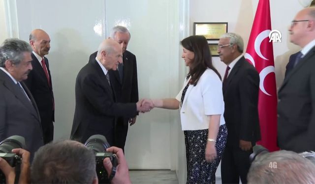 İmralı Heyeti, Devlet Bahçeli ile görüşüyor