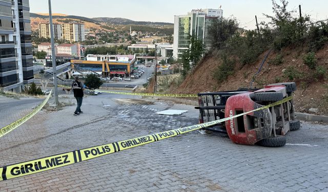 Çocuk işçi, forklift altında kalarak hayatını kaybetti