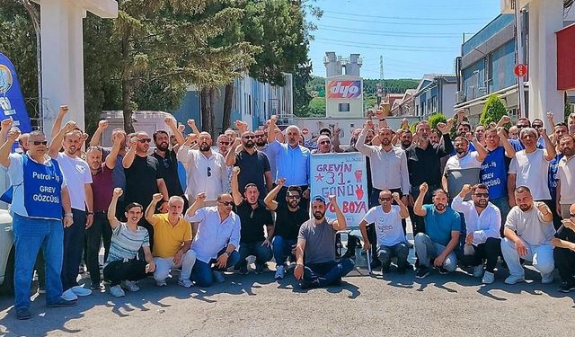 Grev kazandırdı, DYO Boya’da işçiler zammı aldı