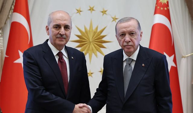 Cumhurbaşkanı Erdoğan, TBMM Başkanı Kurtulmuş ile görüştü