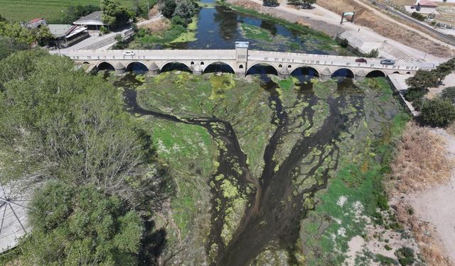 Tunca Nehri kuruma noktasına geldi