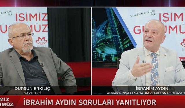 İbrahim Aydın: Her suçu ve sorumluluğu müteahhide yüklemek doğru değil