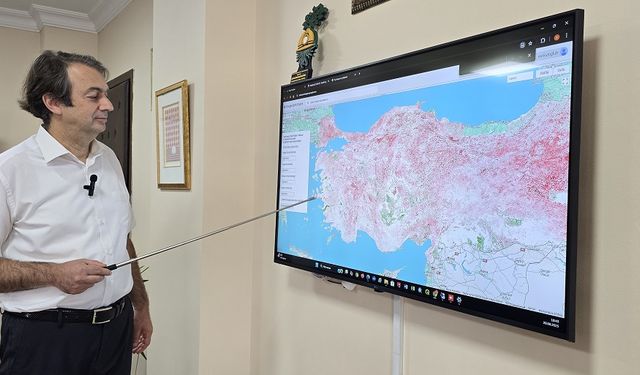 Uydu verileriyle geliştirilen yazılımla Türkiye'nin ‘kuraklık haritası’ çıkarıldı