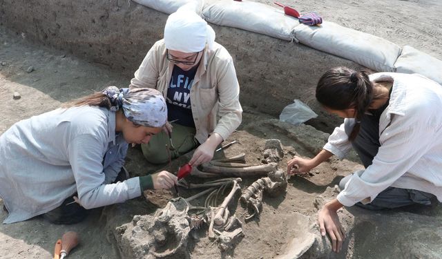 Küllüoba kazılarında 5 bin yıl öncesine ait mezarlar bulundu; 4’ü şiddete bağlı, 2’si veremden ölmüş