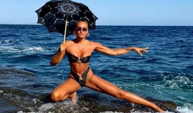 Eda Taşpınar'dan yürek hoplatan bikini paylaşımı