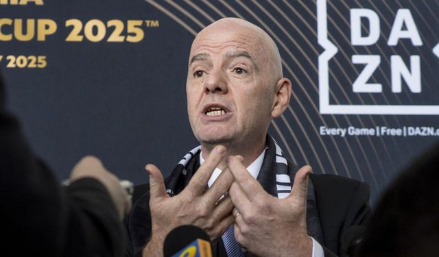 FIFA Başkanı Infantino, Filistin Futbol Federasyonu Başkanı Rajoub ile bir araya geldi