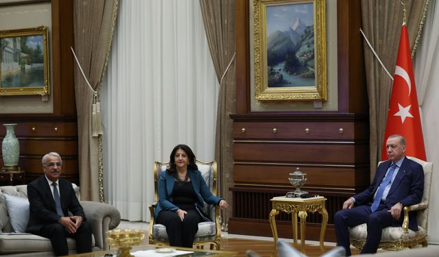 DEM Parti İmralı Heyeti Erdoğan'ı ziyaret etti: Görüşme öncesi açıklama!