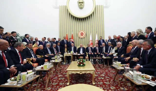 Erdoğan ve parti liderleri bir araya gelmişti: AK Parti’den ilk yorum