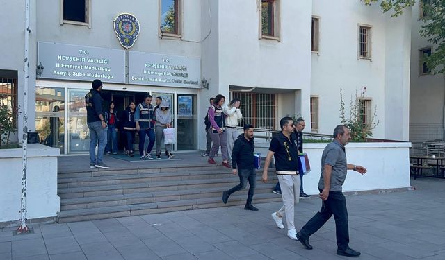 Nevşehir'de fuhuş operasyonu şüphelileri adliyede
