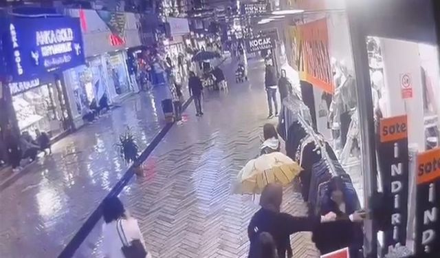 Üniversiteli kızın eteğini tutarak tepki gösterip darbeden kadın, adli kontrolle serbest