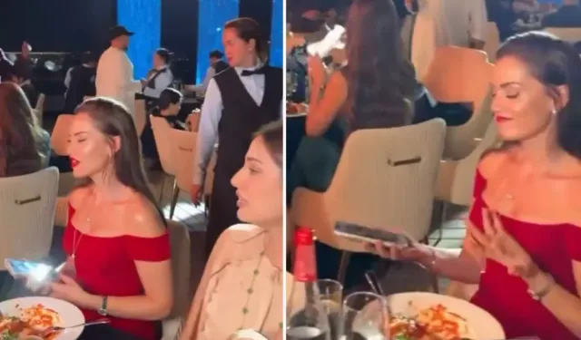 Fahriye Evcen, Burak Özçivit'i gösterip: ‘Bu benim kocam’ diye övündü