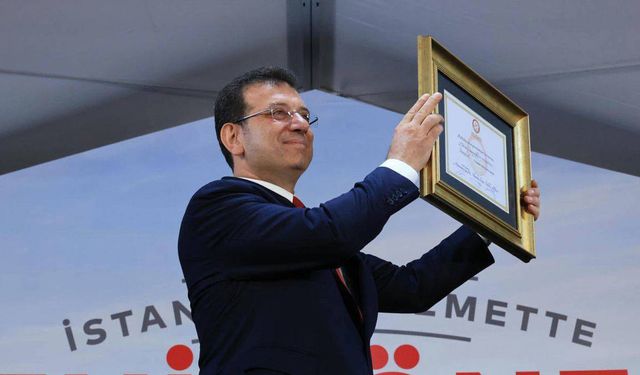 Diploma başvurusu reddedilen İmamoğlu'ndan ilk açıklama