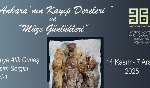 ‘Ankara’nın Kayıp Dereleri’ resimlerle yeniden canlanıyor