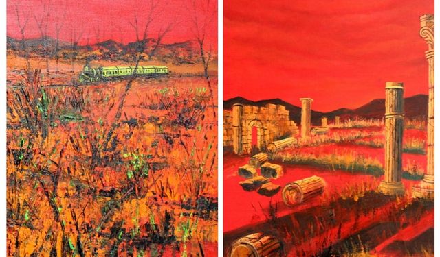 Serdar Öztürk’ün ‘Düşsel Antik Kentler’ Sergisi Artsan Art’ta açıldı