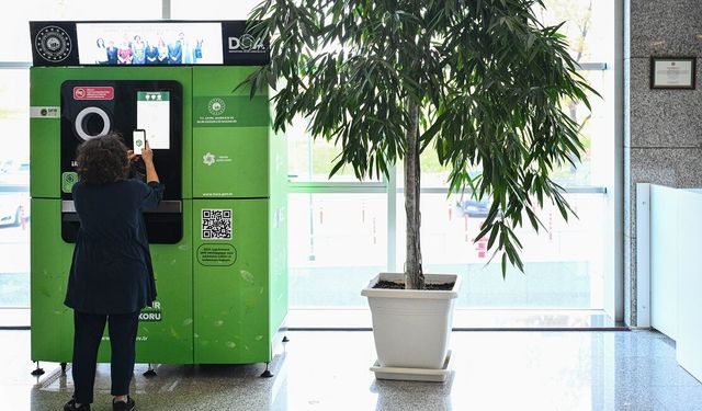 TBMM'den yeni sıfır atık adımı: Depozito iade makineleri hizmete alındı