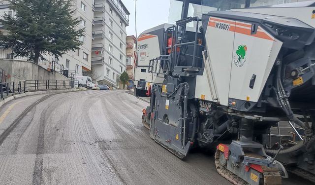 Mamak Belediyesi’nden kış öncesi trimer çalışmaları
