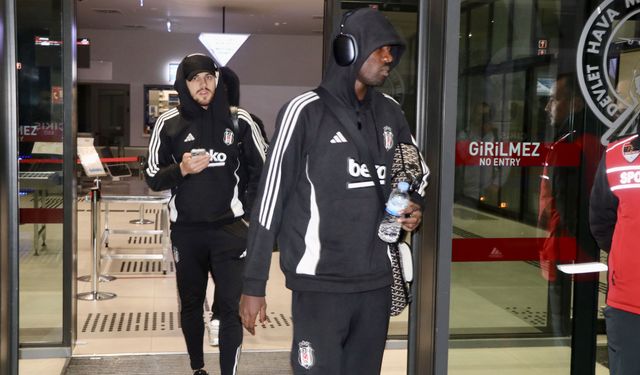 Beşiktaş kafilesi Trabzon'da