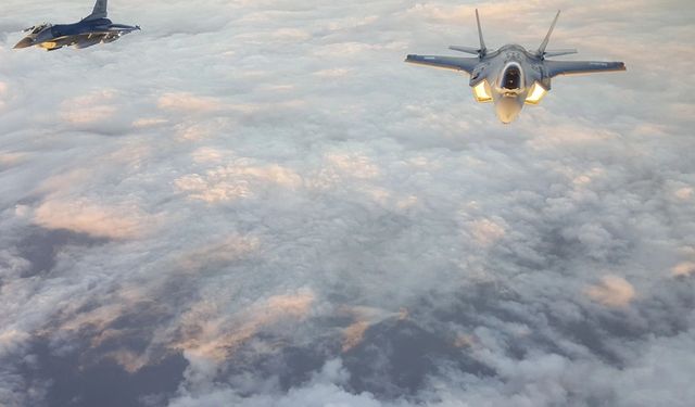 ABD Hava Kuvvetlerinin gösteri uçağı düştü