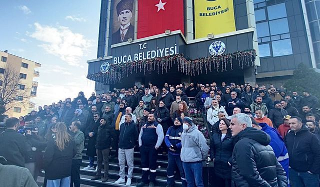 CHP’li belediyede işçiler iş bıraktı