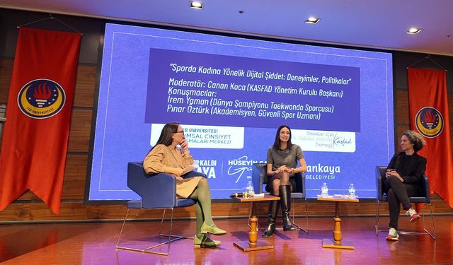 Çankaya'da 'sporda kadına yönelik dijital şiddet' paneli