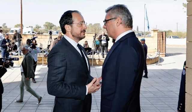 Erhürman, GKRY lideri Hristodulidis ve BM Kıbrıs Temsilcisi Cuellar ile görüştü