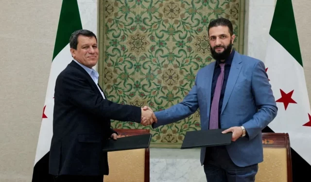 SDG – Şam anlaşmasında yeni aşama: Ortak askeri birlik, Kasrak Üssü’ne konuşlandı