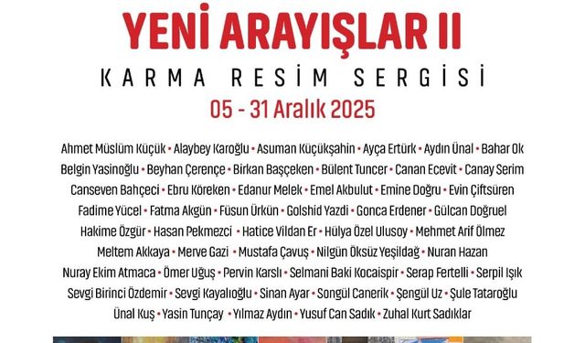 Yeni yıl sergisi Fırça Sanat Galerisi’nde