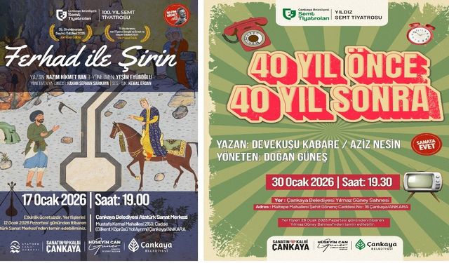 Çankaya’da ocak ayı sanatla dolu geçecek