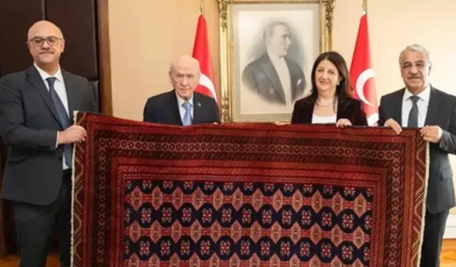 PKK’dan Öcalan’ın Bahçeli’ye hediye ettiği kilim hakkında açıklama