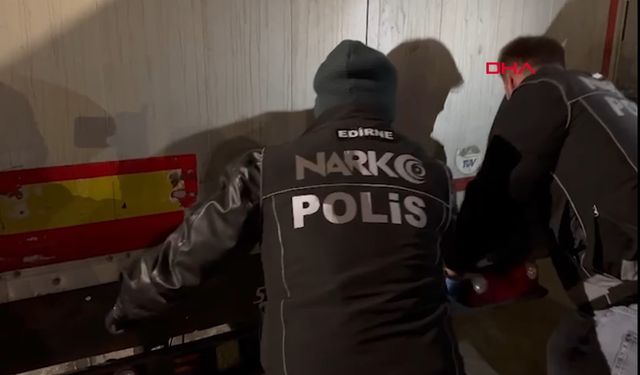 Bakan Yerlikaya duyurdu: Edirne’de 220 kilo kokain ele geçirildi
