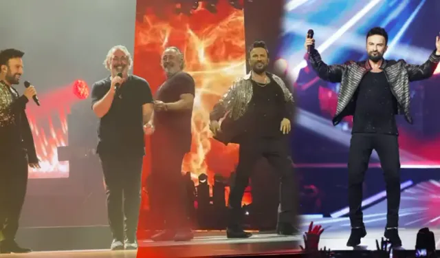 Tarkan konserinde Cem Yılmaz rüzgarı! İkilinin dansı ve düeti olay oldu