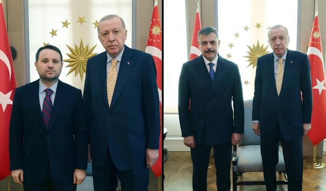 Erdoğan, Akın Gürlek ve Mustafa Çiftçi ile görüştü