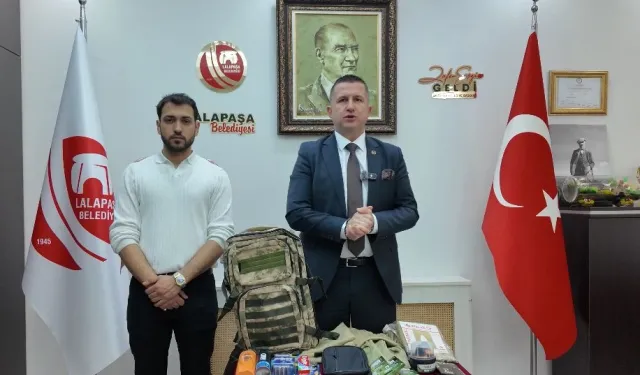 Askere gidecek gençlere 'Asker Çantası' desteği