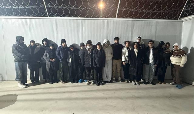 Edirne’de 18 kaçak göçmen yakalandı