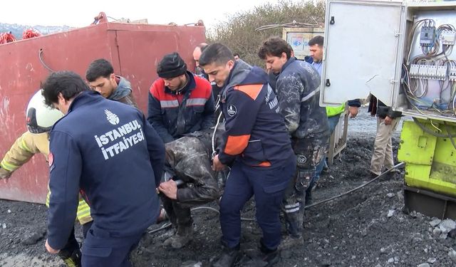 5 metre derinlikte yaralanıp mahsur kalan işçi kurtarıldı